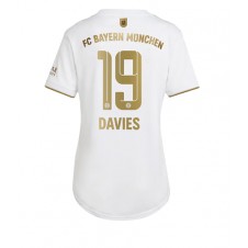 Bayern Munich Alphonso Davies #19 Bortedrakt Kvinner 2022-23 Kortermet
